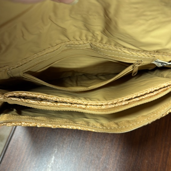 Vintage beige clutch with strap - Picture 7 of 12